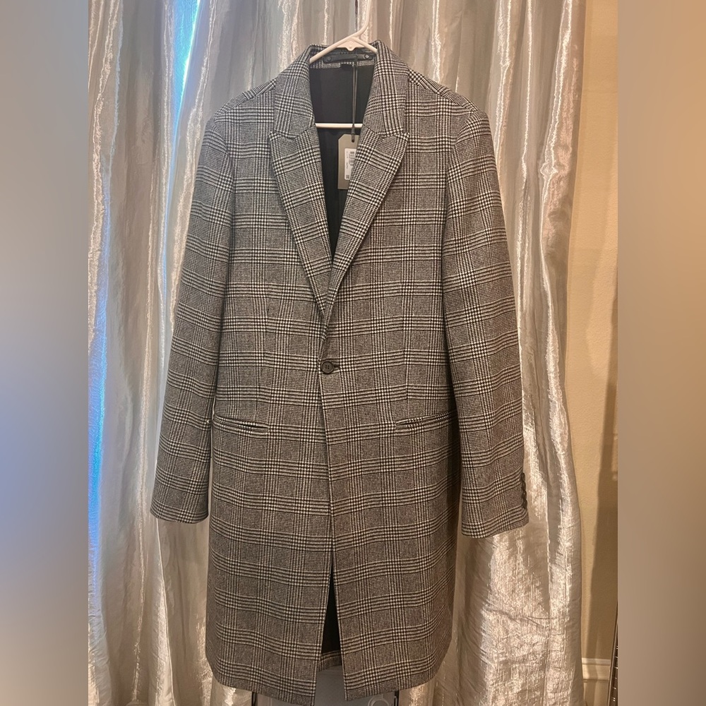 NEW with TAGS!!! All saints black and white trench-coat